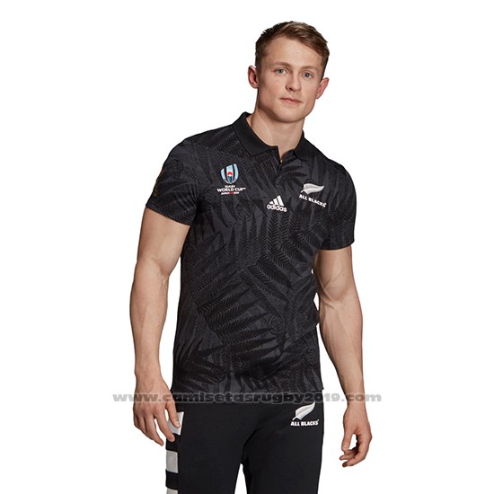 Camiseta Nueva Zelandia All Black Rugby RWC 2019 Negro